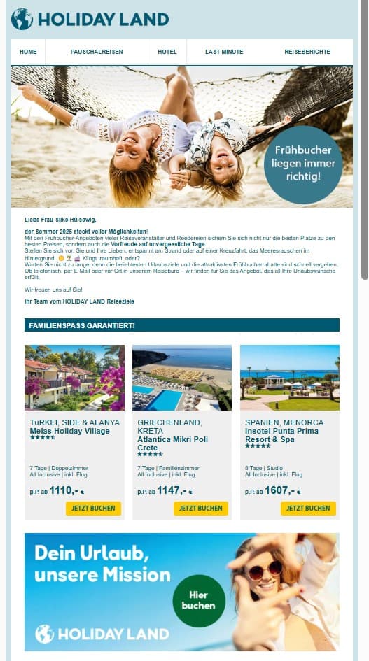 Beispiel Newsletter Newsletter